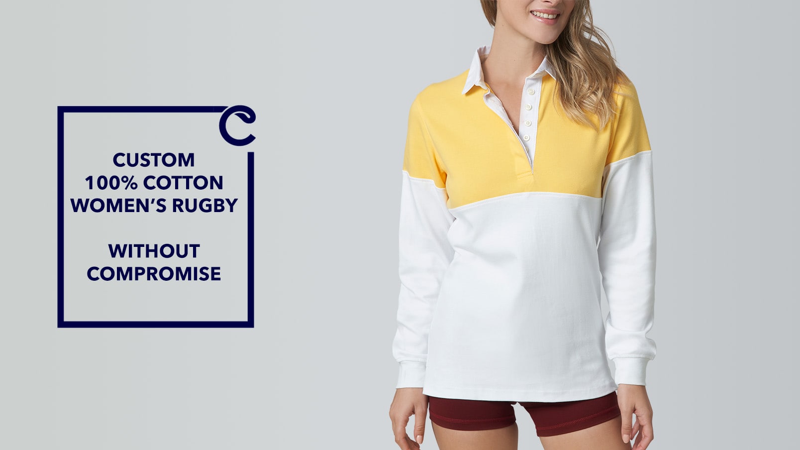 Rugby long sleeve polo womens sale